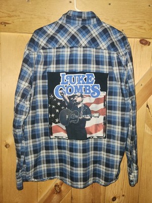 XL Custome Luke Combs Flannel