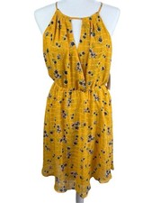 Collective Concepts Remy Dress Stitch Fix L Yellow Blue Floral