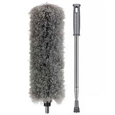 Extendable handle Feather Duster Long Telescopic Magic Static Duster Brush 110in