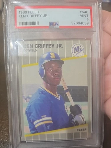 1989 Fleer - Ken Griffey Jr #548 Seattle Mariners Rookie PSA 9 (RC)