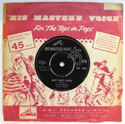 The Swinging Blue Jeans   Hippy Hippy Shake , Vinyl 7'' Single UK 1963 Pop Rock