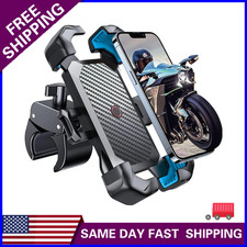 Motorcycle Phone Mount Auto Lock 100mph Military Anti-Shake Bike Phone Holder