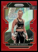 2022 Panini Prizm WWE Red Emilia McKenzie RC 030/299 #182