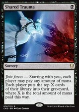 Magic/MTG Shared Trauma CM2-76 Rare Englisch Played