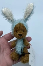 OOAK Artist CAT MAESSEN FULLY JOINTED Bear TWO TONE MOHAIR 2009 BunBun (B)