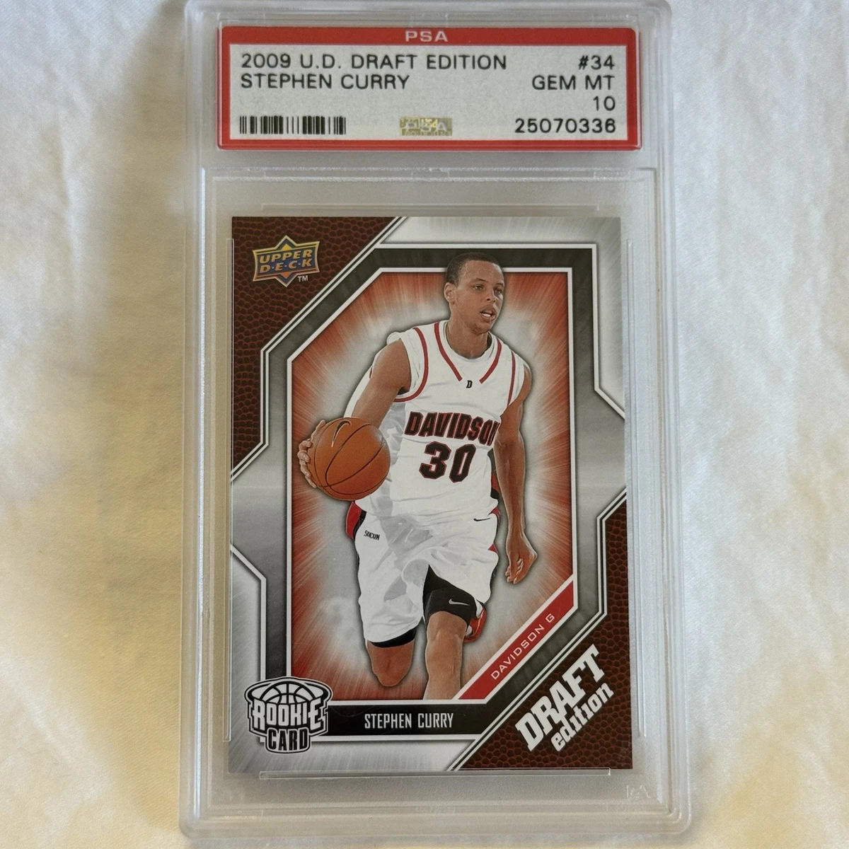 Upper Deck Stephen Curry Basketball Sports Trading Cards