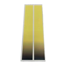 12 Pack 7" Arrow Wraps: Black To Yellow Fade: Vinyl Stickers: 1" Wide