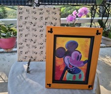 Disney Park Exclusive Mickey Mouse Beveled 5x7 Picture Frame w Orignal Box