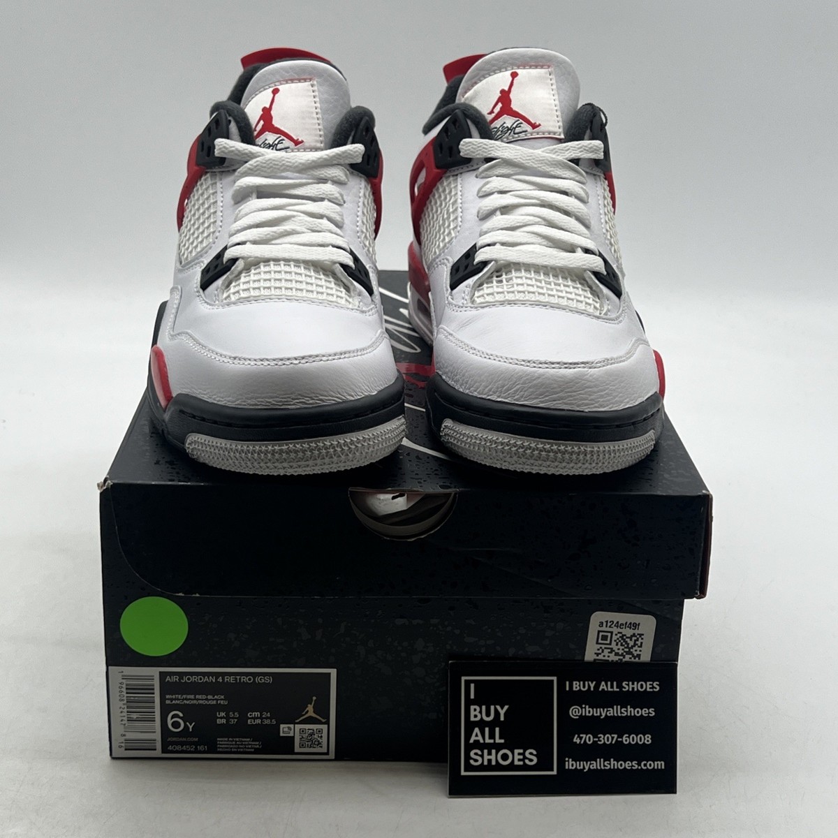 Size 6 - Jordan 4 Retro Mid Red Cement for sale online | eBay