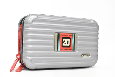 RIMOWA Porsche Martini Racing 20 Amenity Pouch Case Gray Rare