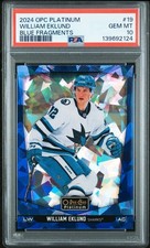 2024 UPPER DECK O-PEE-CHEE PLATINUM 19 WILLIAM EKLUND BLUE FRAGMENTS PSA 10 POP1