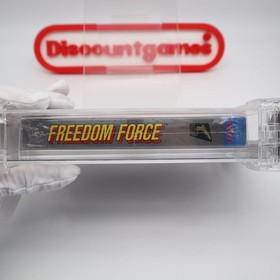 NES Nintendo FREEDOM FORCE - WATA GRADED 8.5 A! NEW Factory Sealed! Zapper Game!