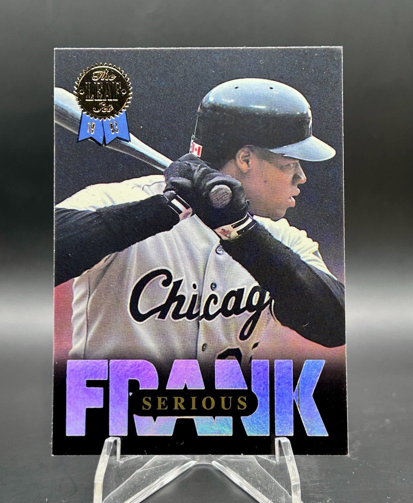 Frank Thomas 1993 Leaf #2 Chicago White Sox Frank Thomas HOF