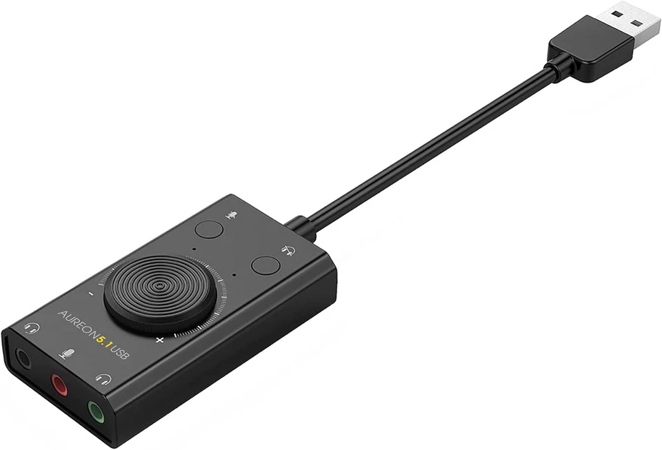 TerraTec AUREON 5.1 USB Externe Soundkarte 2 in 1 USB Stereo Sound Card Adapter  - Bild 4 von 4