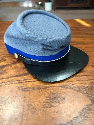Reproduction Civil War C.S. Kepi, size 7 3/8ths, Early War, Campaigner Quality