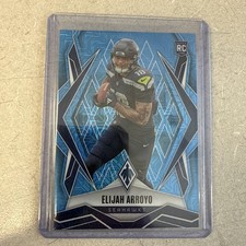 2025 Panini Phoenix Football Light Blue Mojo Elijah Arroyo /85 RC Seahawks 