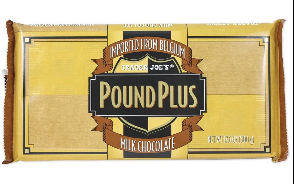TRADER JOE'S POUND BELGIUM MILK CHOCOLATE (2 HUGE PACKS) 17,6 0Z(500 g)Exp 12/26 - Image 4 of 4