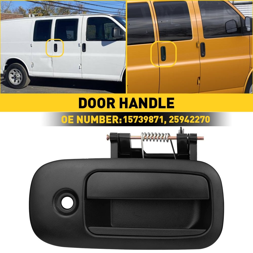 Door Handle Outside Sliding Passenger Side Right RH for 96-09 Express Savana Van thumbnail 10