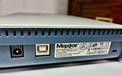 Maxtor 80GB External USB Hard Drive Personal Storage 3100 7200RPM - Tested