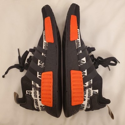 ADIDAS NMD_R1 J 'Wordmark Heel Stripe - Black Solar Red' Size 7 | eBay ADIDAS NMD_R1 J 'Wordmark Heel Stripe - Black Solar Red' Size 7 | eBay