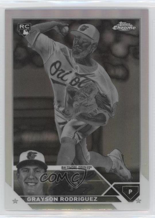 2023 Topps Chrome Update Negative Refractor Grayson Rodriguez #USC98 12ui