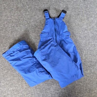 Columbia Sportswear Insulated Snow Bib Pants Blue Youth Small 8 Ski Snowboard 
