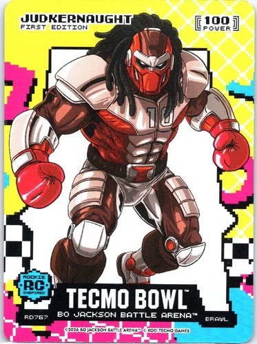 Bo Jackson Battle Arena Tecmo Bowl Judkernaught Brawl 80's Rad Quinshon Judkins