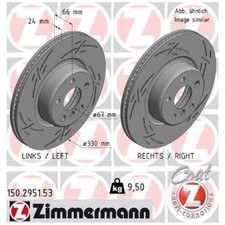 2x Bremsscheibe vorne für BMW Z4 G29 | 26245806