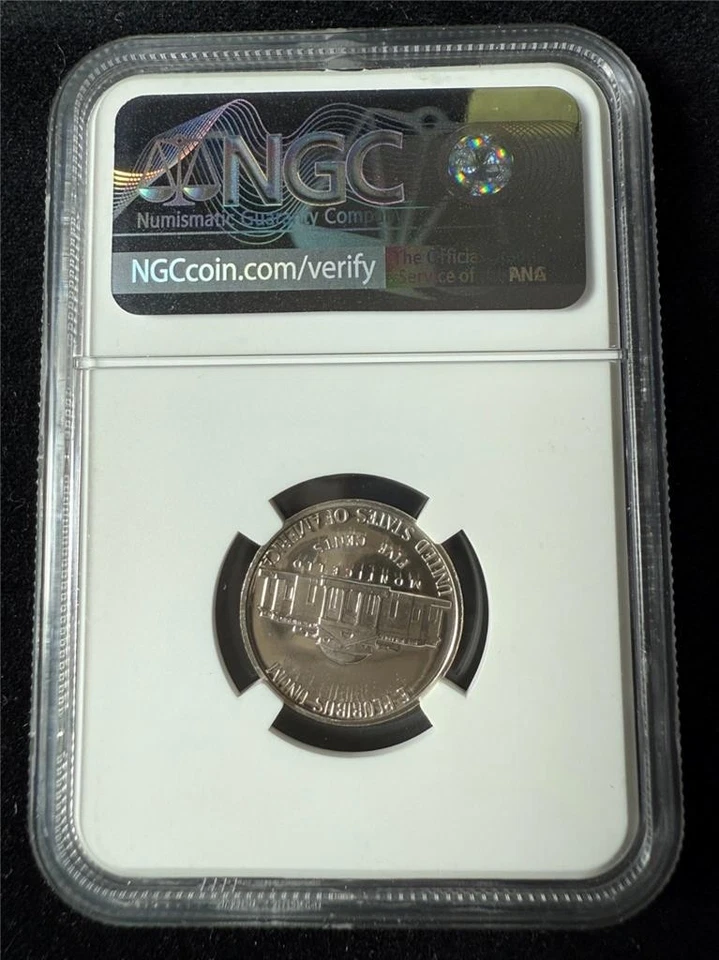 1977 S JEFFERSON NICKEL 5C PF70 ULTRA CAMEO UCAM PR70 DCAM TOP POP SKU 3677 - Image 2 of 2