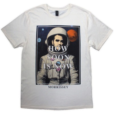 Morrissey T-Shirt: How Soon Is Now? (Natur) OFFIZIELL NEU