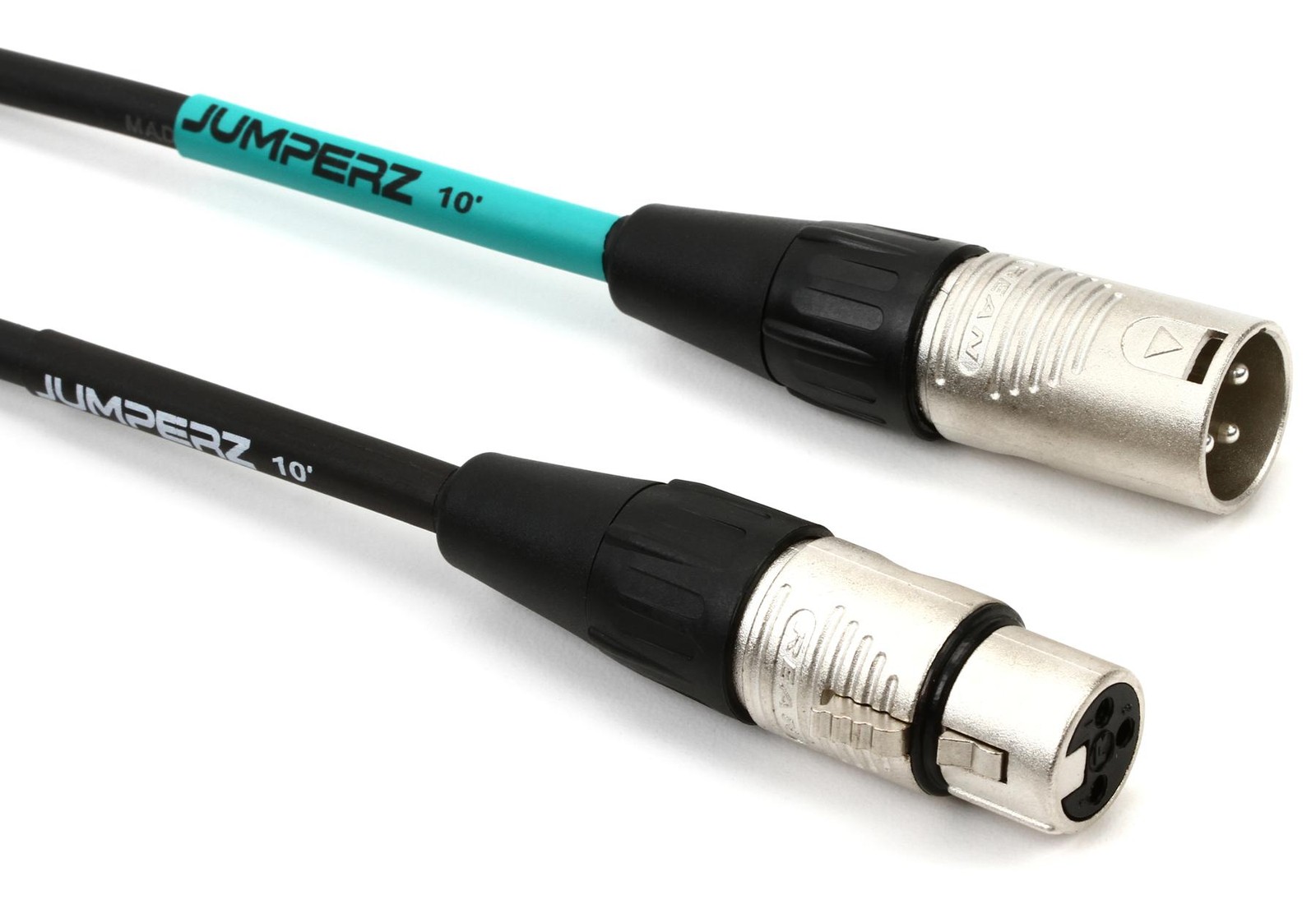 Микрофонный кабель JUMPERZ JBM-10 Blue Line длиной 10 футов 5690₽