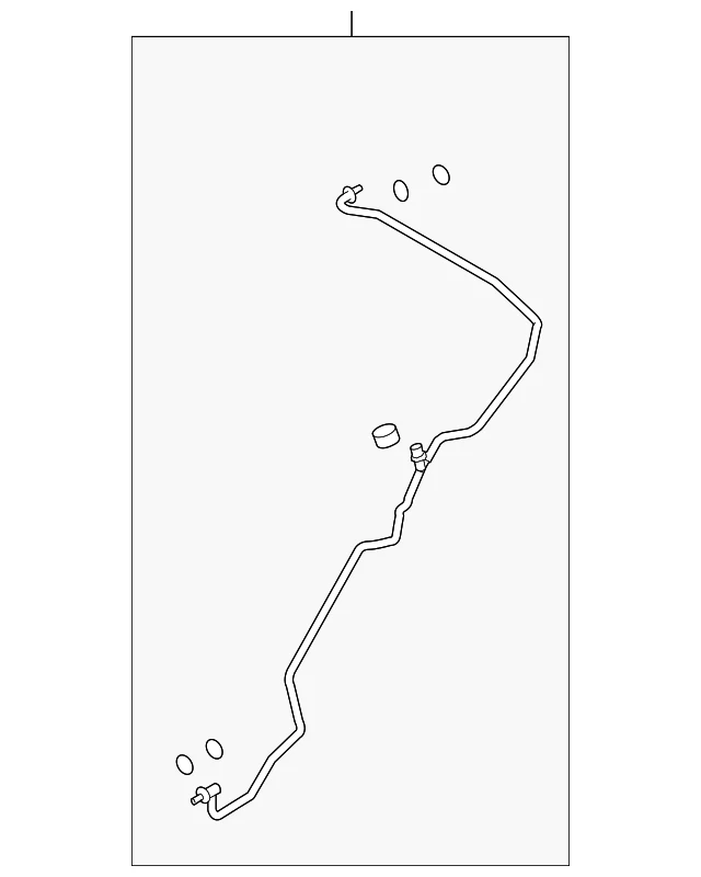 Подлинный Nissan 370Z кондиционер высокого давления 92440-1EA0A - Изображение 2 из 4