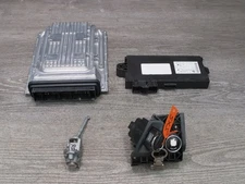 2010-2014 BMW E71 X6M 4.4L S63 ENGINE ECU ECM DME CAS3 LOCK KEY READER SET
