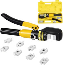 HSEAMALL Pinza Crimpatrice,10 T Crimpatrice Idraulica 4 â€" 70 mmÂ²,Pressa Idrau