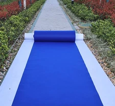 Royal Blue Aisle Runners Wedding Accessories Aisle Runner Carpet Rugs for Ste...