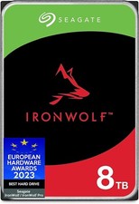 Seagate IronWolf 8TB Hard Disk Interno 3.5" NAS RAID SATA 5400 RPM ST8000VN002