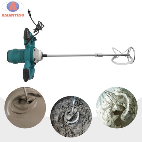 Portable Electric Concrete Cement Mixer Drywall Mortar Mixing Drill Handheld New - Picture 7 of 16