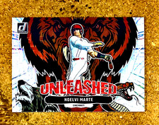 2023 Panini Donruss Baseball Unleashed Vector Noelvi Marte U19 Cincinnati Reds