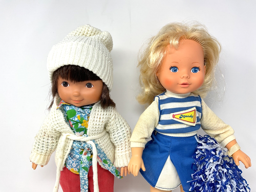 1978 Fisher Price MY FRIEND 16" Mandy + Jenny Dolls