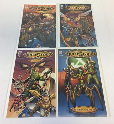 HEROSCAPE promotional insert comics #1 2 3 4 ~ FULL SET