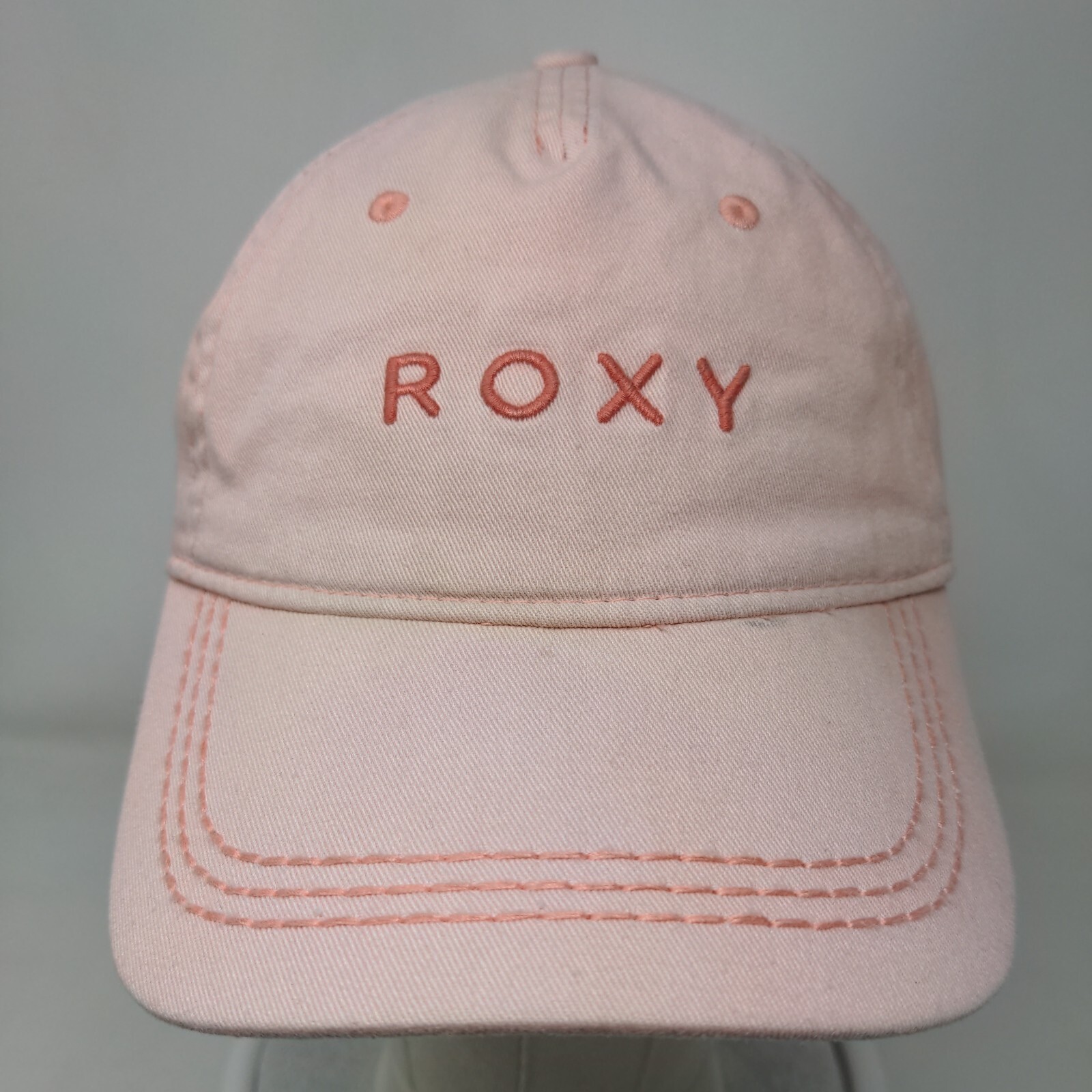 Roxy Strapback Hat Pink One Size Embroidered Adju… - image 2