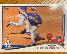 Alex Guerrero Rookie Card # 643 2014 Topps Series #2 Los Angeles Dodgers