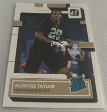 2022 Donruss Football Alontae Taylor New Orleans Saints Rookie Card #373