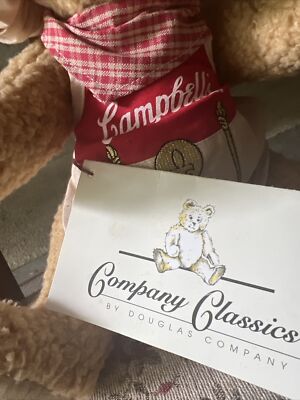Campbells Soup Kids Plush 1995 TEDDY BEAR with Original Tag | eBay