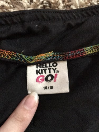 Hello Kitty Go activewear leggings size girls 14/16. Staining on back pictured. - Picture 6 of 8