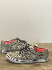 Size 6 - VANS Atwood Low Henna Black White VN-OU41AYQ Pre-Owned W/Box