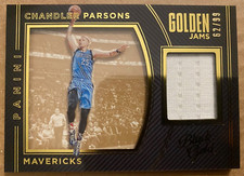 2015-16 Panini Black Gold Golden James Materials CHANDLER PARSONS #5  /99
