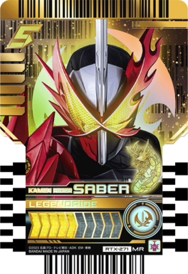Kamen Rider Saber Gotchard Ride Chemy card Phase EX02 RTX-271 MR