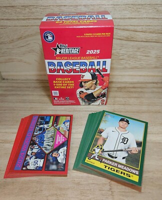 2025 Topps Heritage - Dark Green - Red - Purple Border Parallels - You Pick