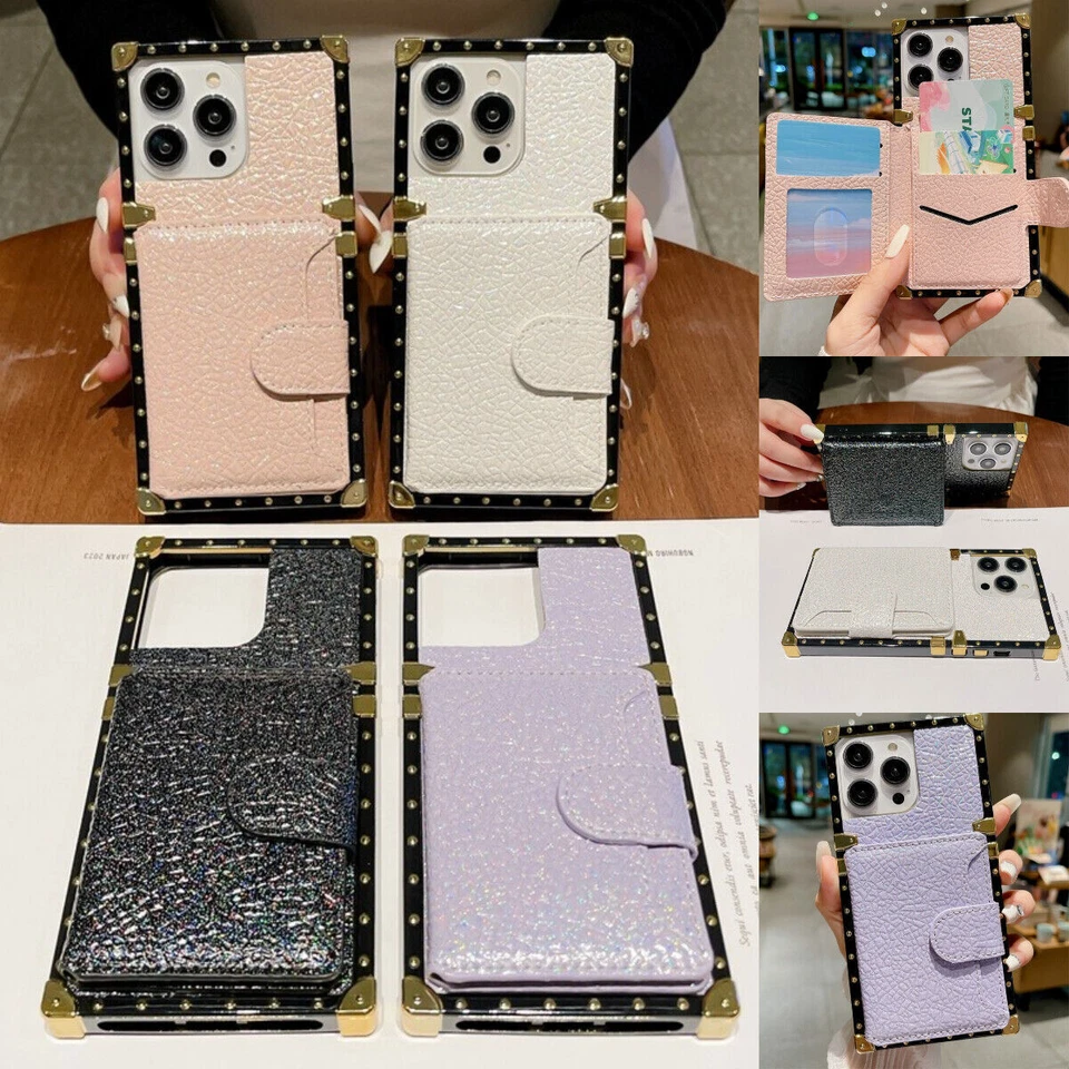 Leather Card Cover Case For LG Stylo 7 Google Pixel 7 8 Revvl 6 Tecno Camon 17 - Image 2 of 4